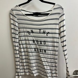 French connection S thin long-sleeved shirt